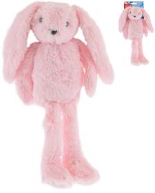 PLYŠ Zajíček růžový 37cm dlouhé nohy Mini Club (plyšová hračka) PLYŠ Zajíček růžový 37cm dlouhé nohy Mini Club (plyšová hračka)