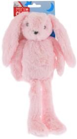 PLYŠ Zajíček růžový 37cm dlouhé nohy Mini Club (plyšová hračka)