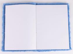 PLYŠ Zápisník Lilo Stitch modrý holčičí A5 90 listů čistý papír