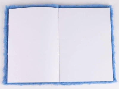 PLYŠ Zápisník Lilo Stitch modrý holčičí A5 90 listů čistý papír