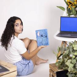 PLYŠ Zápisník Lilo Stitch modrý holčičí A5 90 listů čistý papír