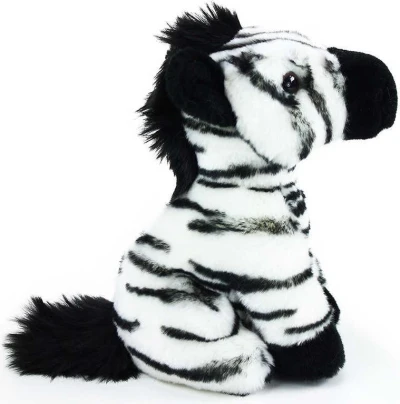 PLYŠ Zebra sedící 18cm exkluzivní kolekce (plyšová hračka)