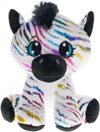 PLYŠ Zebra Star Sparkle 24cm duhová třpytivá (plyšová hračka) PLYŠ Zebra Star Sparkle 24cm duhová třpytivá (plyšová hračka)