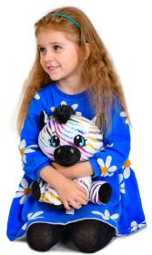 PLYŠ Zebra Star Sparkle 24cm duhová třpytivá (plyšová hračka)