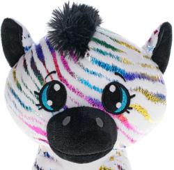 PLYŠ Zebra Star Sparkle 24cm duhová třpytivá (plyšová hračka)