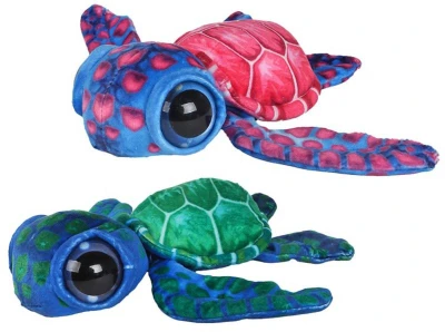 PLYŠ Želva 18cm velké oči 2 barvy (plyšová hračka) PLYŠ Želva 18cm velké oči 2 barvy (plyšová hračka)