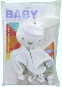 PLYŠ Zvířátko baby muchláček mazlicí dečka pro miminko 3 druhy