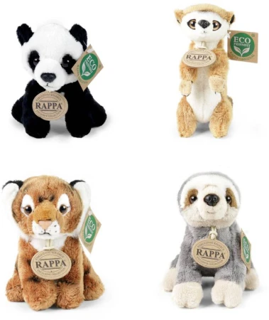PLYŠ Zvířátko exotické sedící 13-15cm Eco-Friendly exkluzivní (plyšová hračka) PLYŠ Zvířátko exotické sedící 13-15cm Eco-Friendly exkluzivní (plyšová hračka)