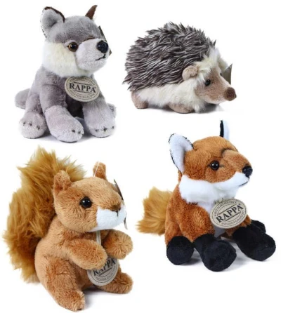 PLYŠ Zvířátko lesní 11-15cm Eco-Friendly exkluzivní 4 druhy (plyšová hračka) PLYŠ Zvířátko lesní 11-15cm Eco-Friendly exkluzivní 4 druhy (plyšová hračka)