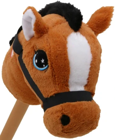 PLYŠ Zvieratko na paličke Hobby Horse kôň / jednorožec na batérie Zvuk 2 druhy