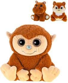 PLYŠ Zvířátko safari sedící vonící 18-19cm karamel 3 druhy (plyšová hračka) PLYŠ Zvířátko safari sedící vonící 18-19cm karamel 3 druhy (plyšová hračka)
