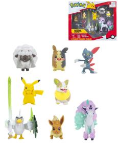 Pokémon akční figurky Battle Ready set 8ks plast v krabici Pokémon akční figurky Battle Ready set 8ks plast v krabici