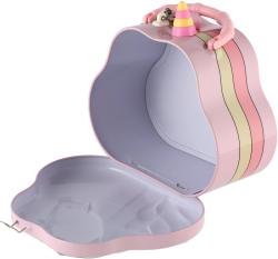 Pokladnička plechová kabelka jednorožec kovová kasička 3 barvy