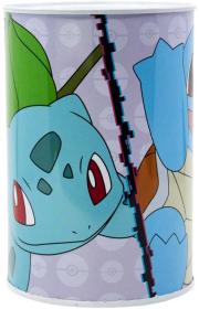 Pokladnička válec Pokémon 10x15cm dětská kasička kovová