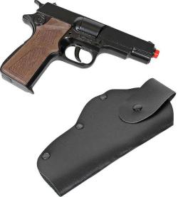 Policejní kovová sada specální jednotky s pistolí kapslovkou na 8 ran