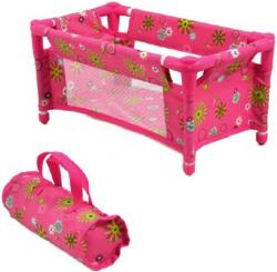 Postýlka cestovní pro panenku miminko kov/plast rozkládací 43x23x20cm v tašce s ušima