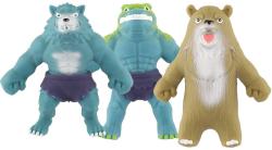 Příšerka antistresová silikonová zvířátko mačkací plněné pískem 3 druhy Příšerka antistresová silikonová zvířátko mačkací plněné pískem 3 druhy