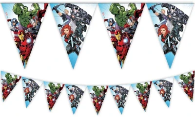 PROCOS Girlanda vlajočková Avengers ozdobný záves dekorácia na párty PROCOS Girlanda vlajočková Avengers ozdobný záves dekorácia na párty