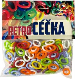 Profibaby Céčka retro barevná set 150ks mix barev v sáčku Profibaby Céčka retro barevná set 150ks mix barev v sáčku