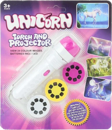 Projektor mini jednorožci na baterie set se 3 kotoučky Světlo na kartě Projektor mini jednorožci na baterie set se 3 kotoučky Světlo na kartě