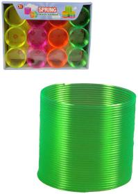 Pružina magická spirála metalická 4 barvy plast Pružina magická spirála metalická 4 barvy plast