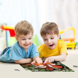 PUZZLE 3D Klaun očkatý 31x23cm 100 dílků skládačka v krabici