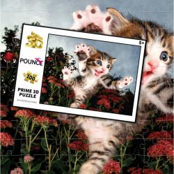 PUZZLE 3D Koťátko 31x23cm 100 dílků skládačka v krabici