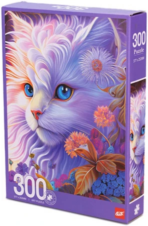PUZZLE Kočka 25x38cm 300 dílků art skládačka v krabici