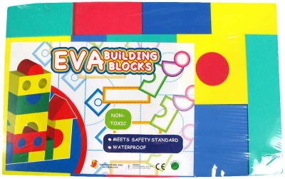 Puzzle Kostky pěnové barevné soft set 15 ks lehké Puzzle Kostky pěnové barevné soft set 15 ks lehké