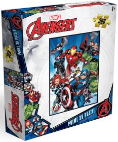 PUZZLE Prime 3D Avengers 31x46cm 300 dílků holografické