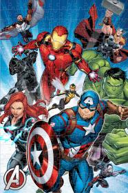 PUZZLE Prime 3D Avengers 31x46cm 300 dílků holografické