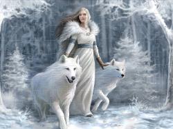 PUZZLE Prime 3D Zimní královna 31x23cm 100 dílků holografické