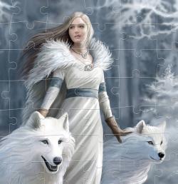 PUZZLE Prime 3D Zimní královna 31x23cm 100 dílků holografické