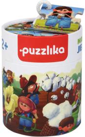 Puzzlika Baby dějové puzzle skládačka Výroba džínů velké dílky set 15ks