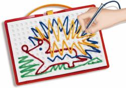 Quercetti Filo kreativní vyšívací sada kufřík s bavlnkami a předlohami