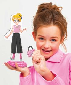 Quercetti Magnetic Fashion oblékací panenka Anna 29 dílků