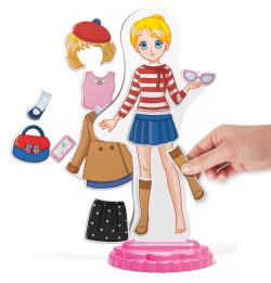 Quercetti Magnetic Fashion oblékací panenka Anna 29 dílků