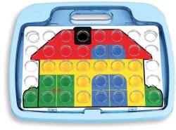 Quercetti Pixel Junior baby mozaika velké kloboučky se stojánkem cestovní