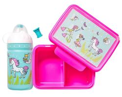 R B Jednorožec a víly láhev a svačinový box R B Jednorožec a víly láhev a svačinový box