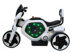 RACCEWAY Elektrická dětská trojkolka bílo-černá