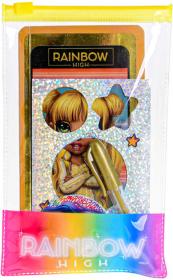 RAINBOW HIGH Zápisník mobil A6 s perem a nálepkami 4 barvy