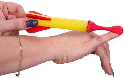 Raketa soft vystřelovací ToysTrends pěnová na kartě