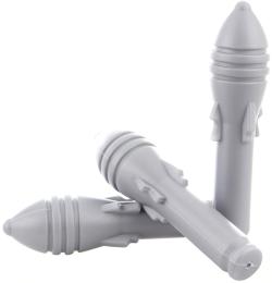 Raketomet dětská zbraň se zaměřovačem set se 3 raketami v sáčku