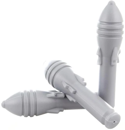 Raketomet dětská zbraň se zaměřovačem set se 3 raketami v sáčku