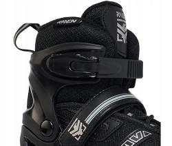 Raven Drill Black/Neo Chrome 2v1 dětské brusle