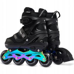 Raven Drill Black/Neo Chrome 2v1 dětské brusle