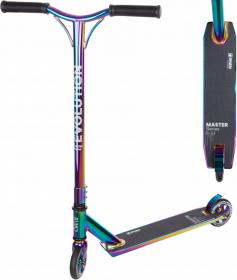 Raven Evo Master Neo Chrome 110mm freestyle koloběžka Raven Evo Master Neo Chrome 110mm freestyle koloběžka
