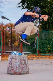 Raven Evo Rookie black 100mm freestyle kolobežka