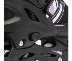 Raven Helixi Black/Violet 4v1 dětské kolečkové brusle - Led kolečka