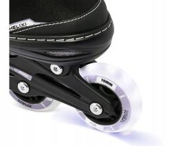 Raven Helixi Black/Violet 4v1 dětské kolečkové brusle - Led kolečka